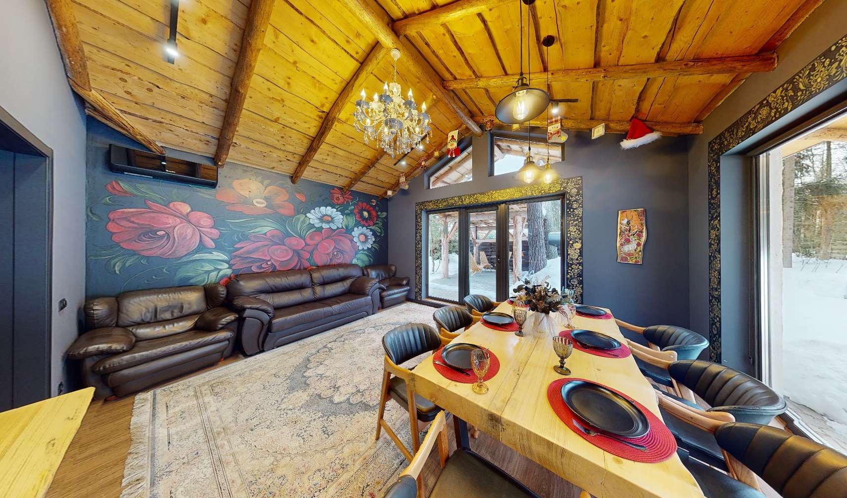 кухня в загородном доме